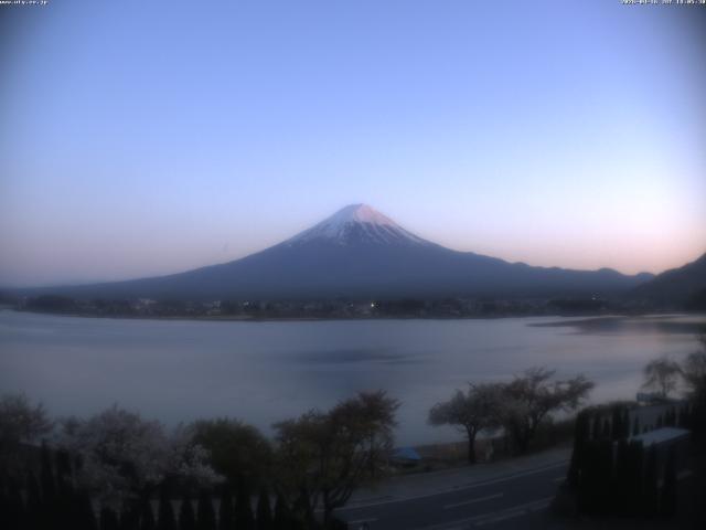 河口湖からの富士山