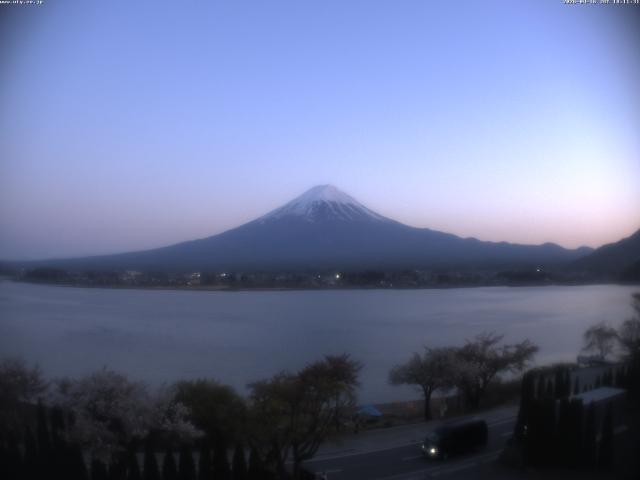 河口湖からの富士山