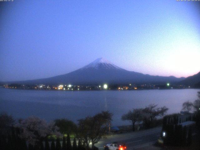河口湖からの富士山