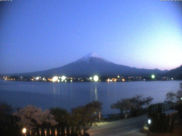 河口湖からの富士山