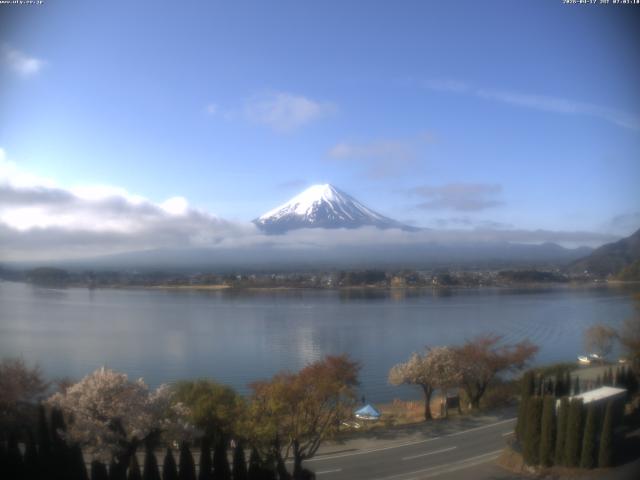 河口湖からの富士山