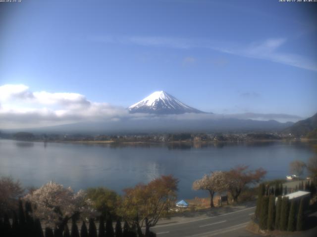 河口湖からの富士山