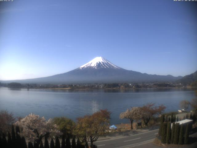 河口湖からの富士山