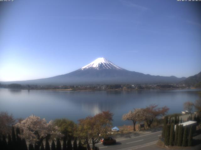 河口湖からの富士山