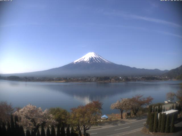 河口湖からの富士山