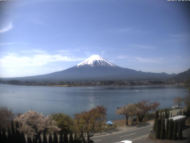 河口湖からの富士山