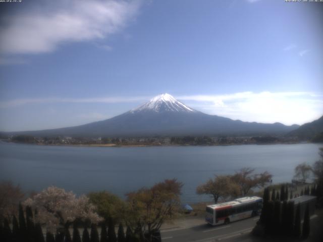 河口湖からの富士山
