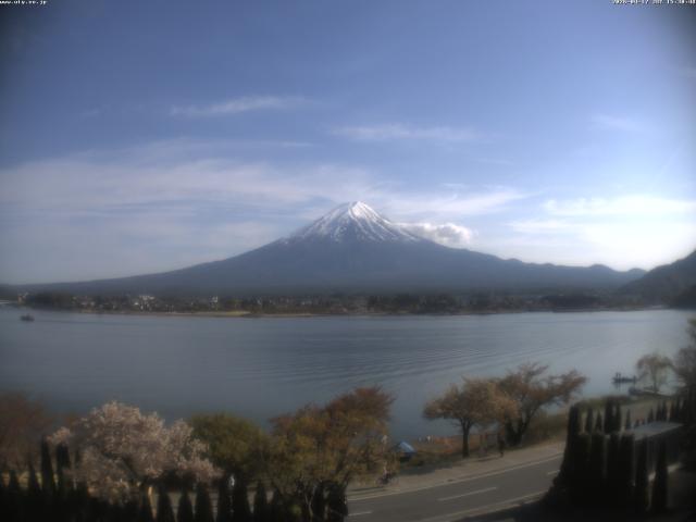 河口湖からの富士山