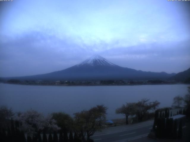 河口湖からの富士山
