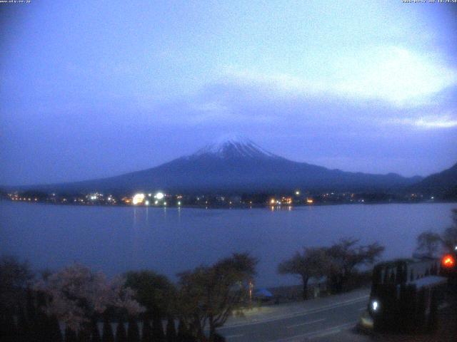 河口湖からの富士山