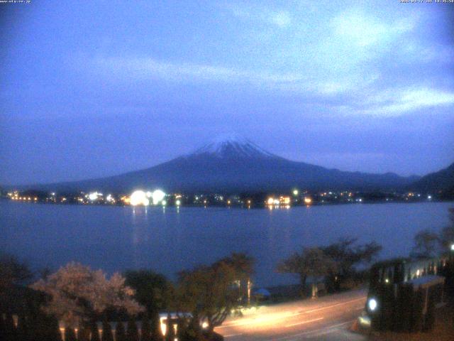 河口湖からの富士山