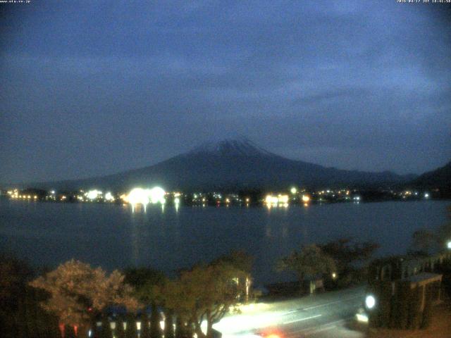河口湖からの富士山