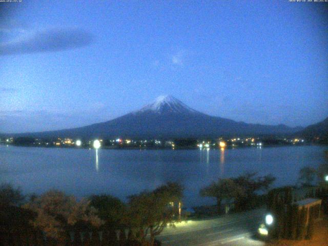 河口湖からの富士山