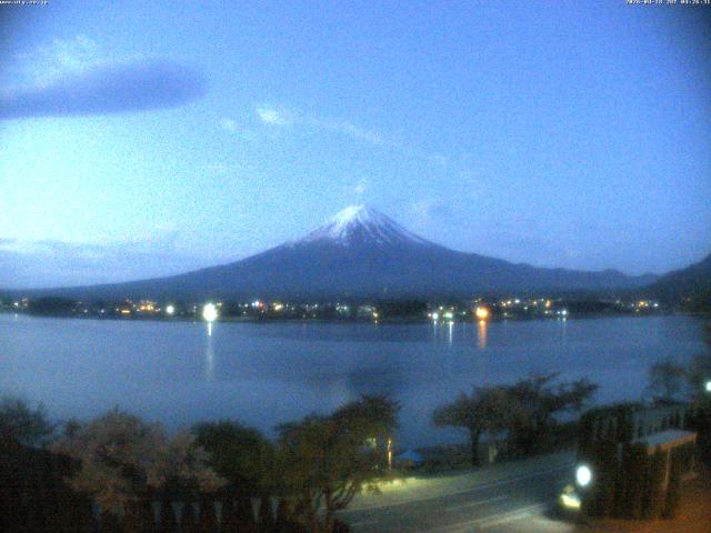 河口湖からの富士山
