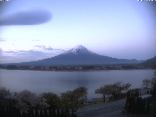 河口湖からの富士山