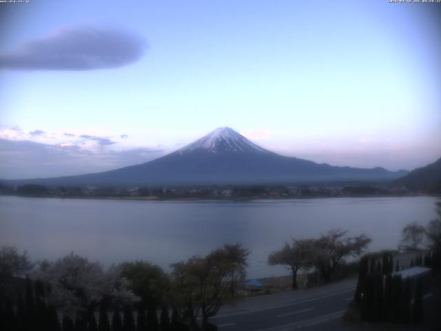 河口湖からの富士山