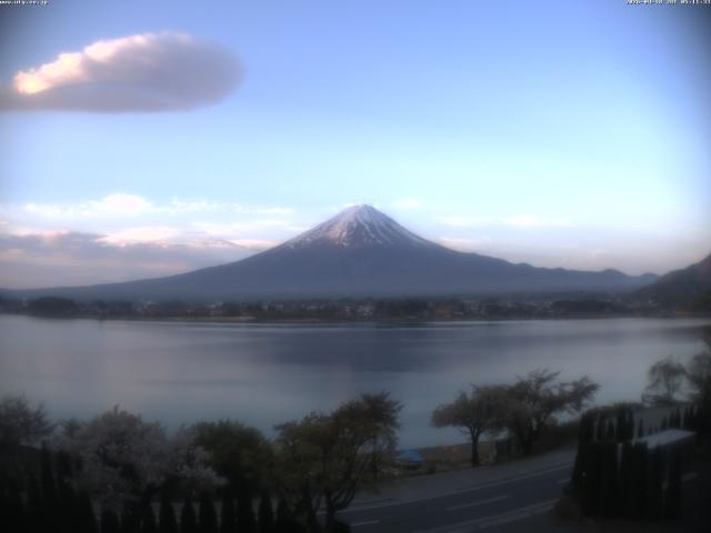 河口湖からの富士山