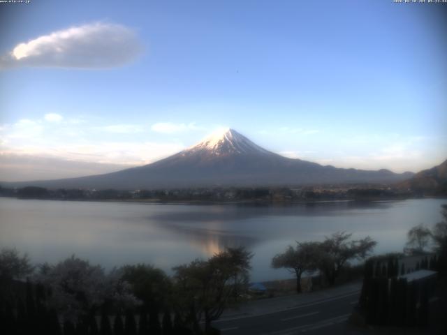 河口湖からの富士山