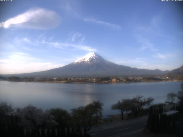 河口湖からの富士山