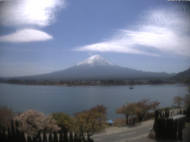 河口湖からの富士山