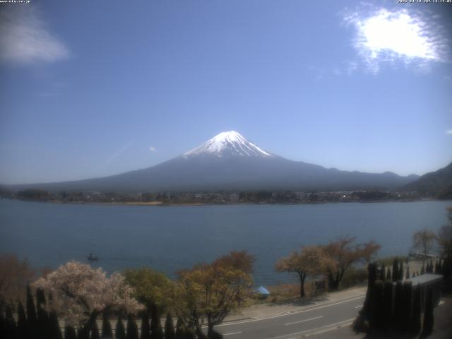河口湖からの富士山