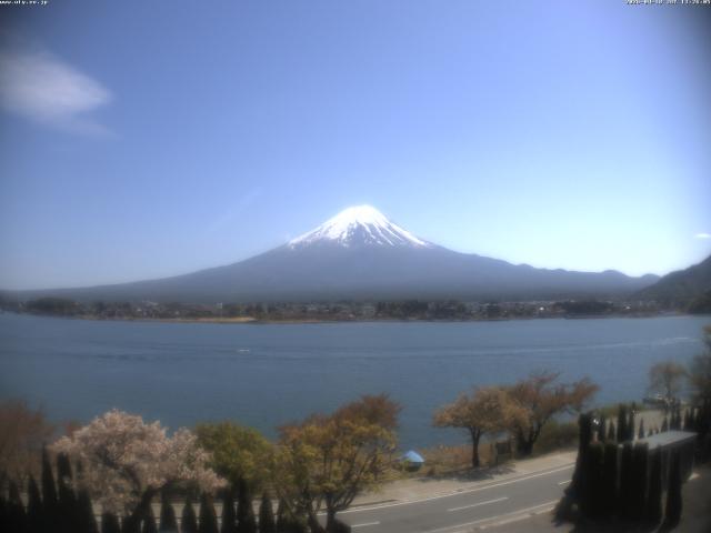 河口湖からの富士山