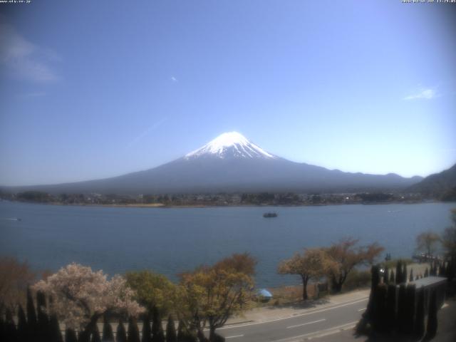 河口湖からの富士山