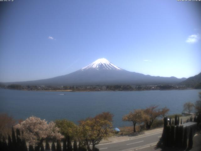 河口湖からの富士山