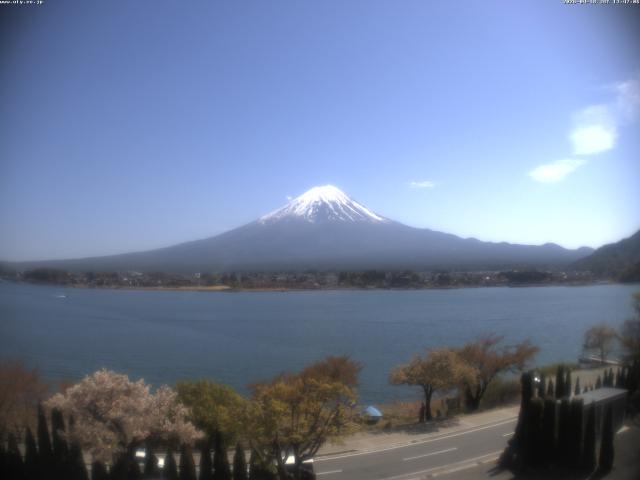 河口湖からの富士山
