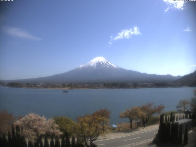 河口湖からの富士山