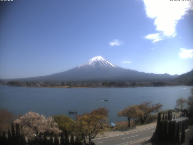 河口湖からの富士山