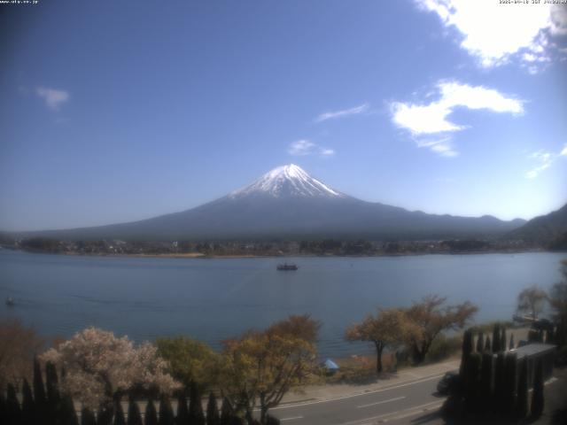 河口湖からの富士山