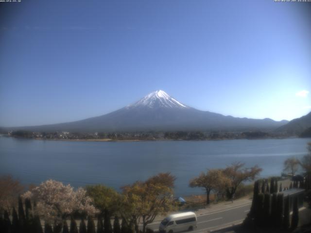 河口湖からの富士山