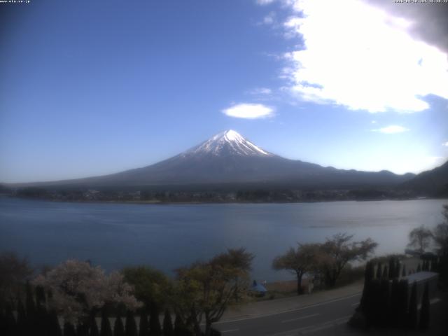 河口湖からの富士山
