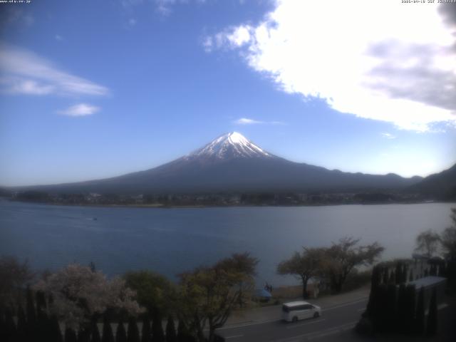 河口湖からの富士山