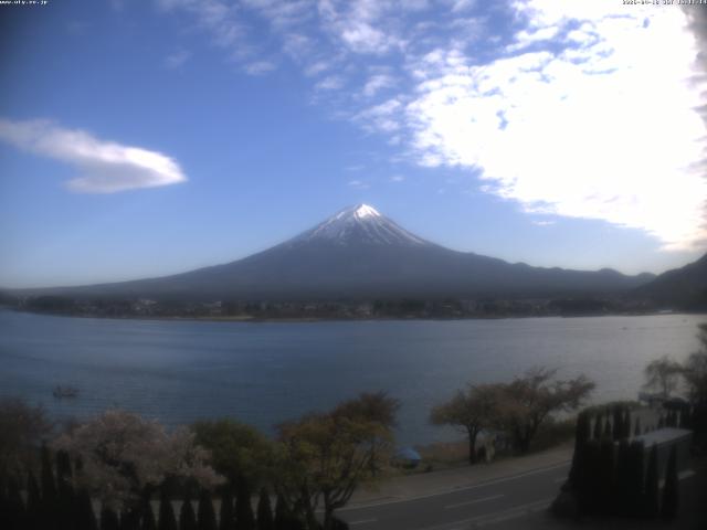 河口湖からの富士山