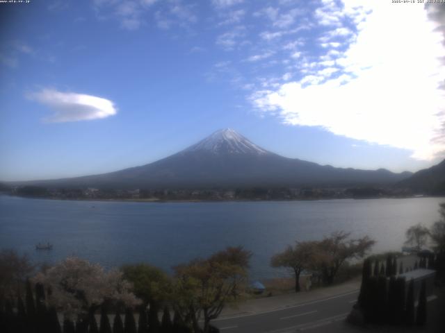 河口湖からの富士山