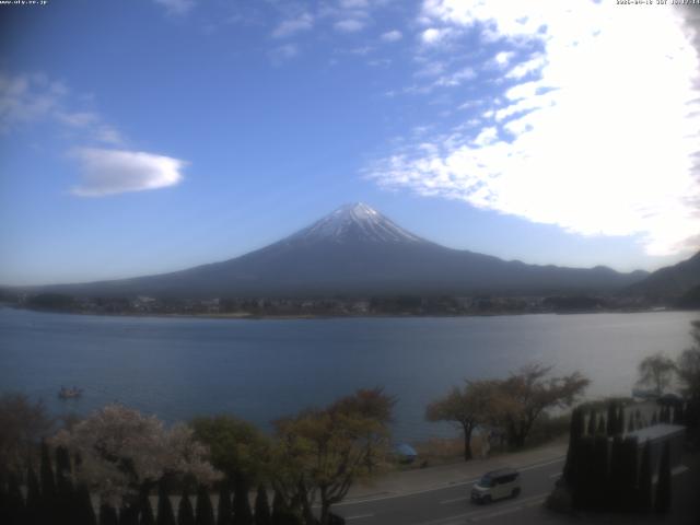 河口湖からの富士山