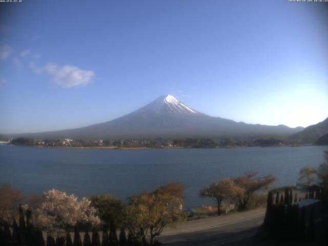 河口湖からの富士山