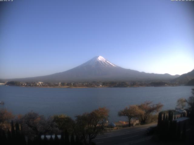 河口湖からの富士山