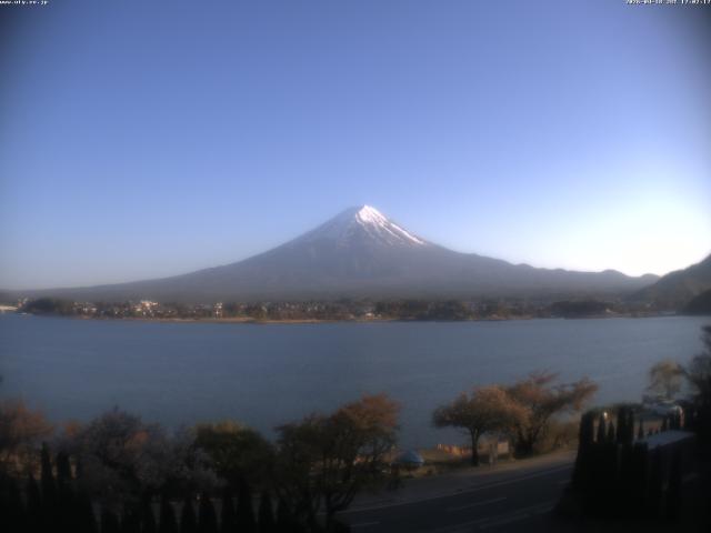 河口湖からの富士山