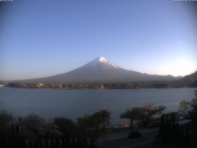 河口湖からの富士山
