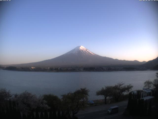 河口湖からの富士山