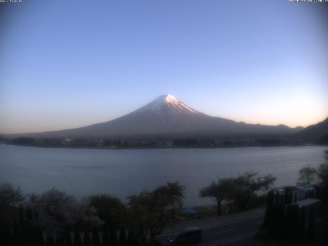河口湖からの富士山