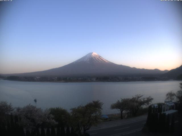 河口湖からの富士山
