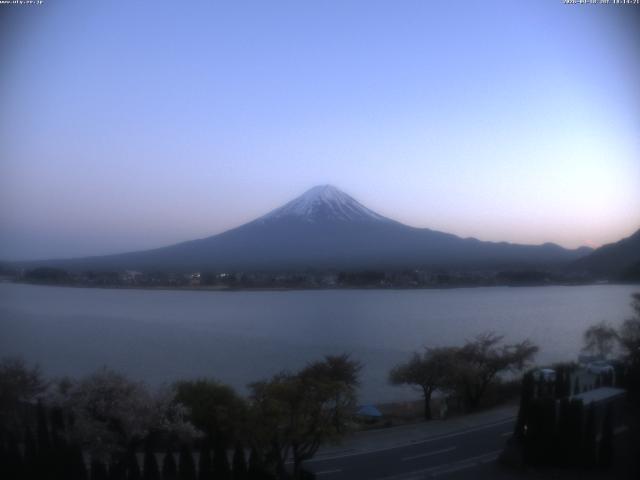 河口湖からの富士山