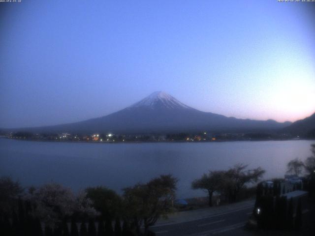 河口湖からの富士山