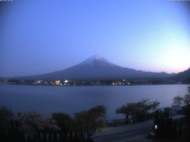河口湖からの富士山