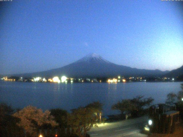河口湖からの富士山