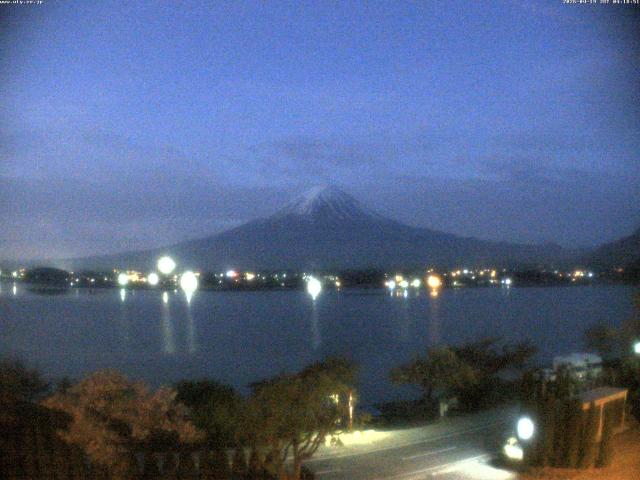 河口湖からの富士山